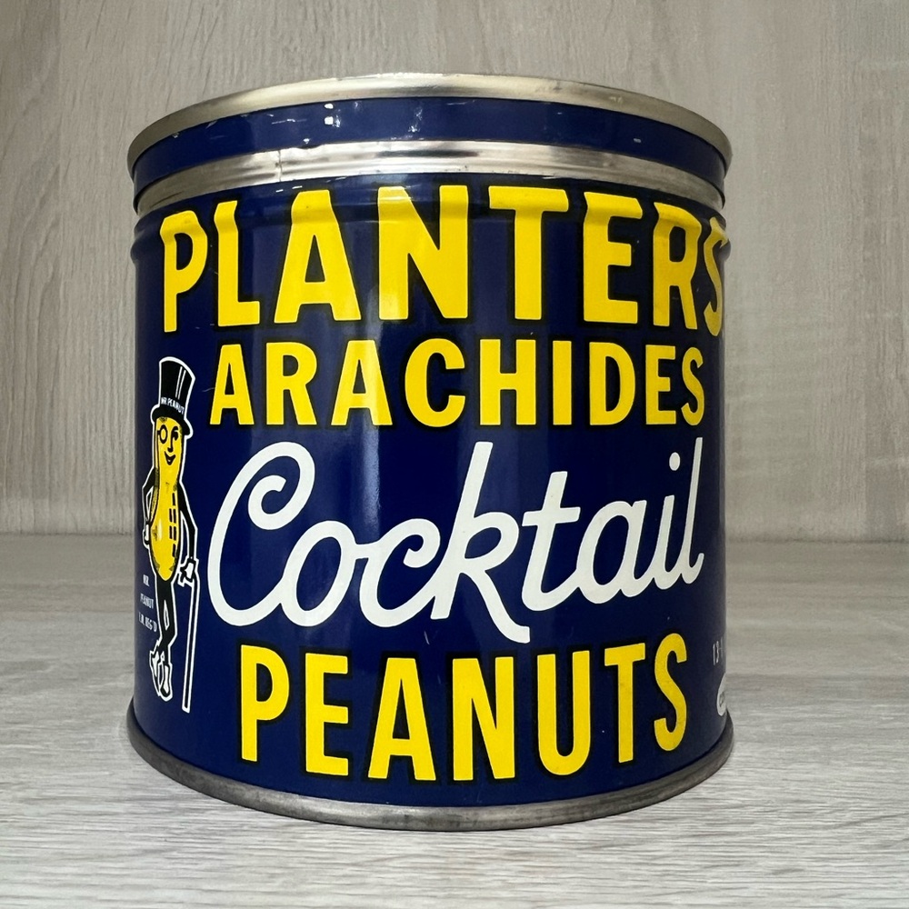 Vintage Planters Mr. Peanut Tin – Collectible